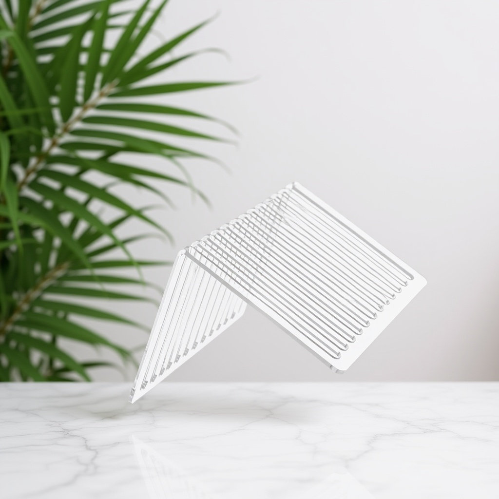 Magazine Holder Rack - Acryl-Vinyl-Plattenständer für Zuhause, Büro, Schreibtisch, CD-Aufbewahrungsregal,