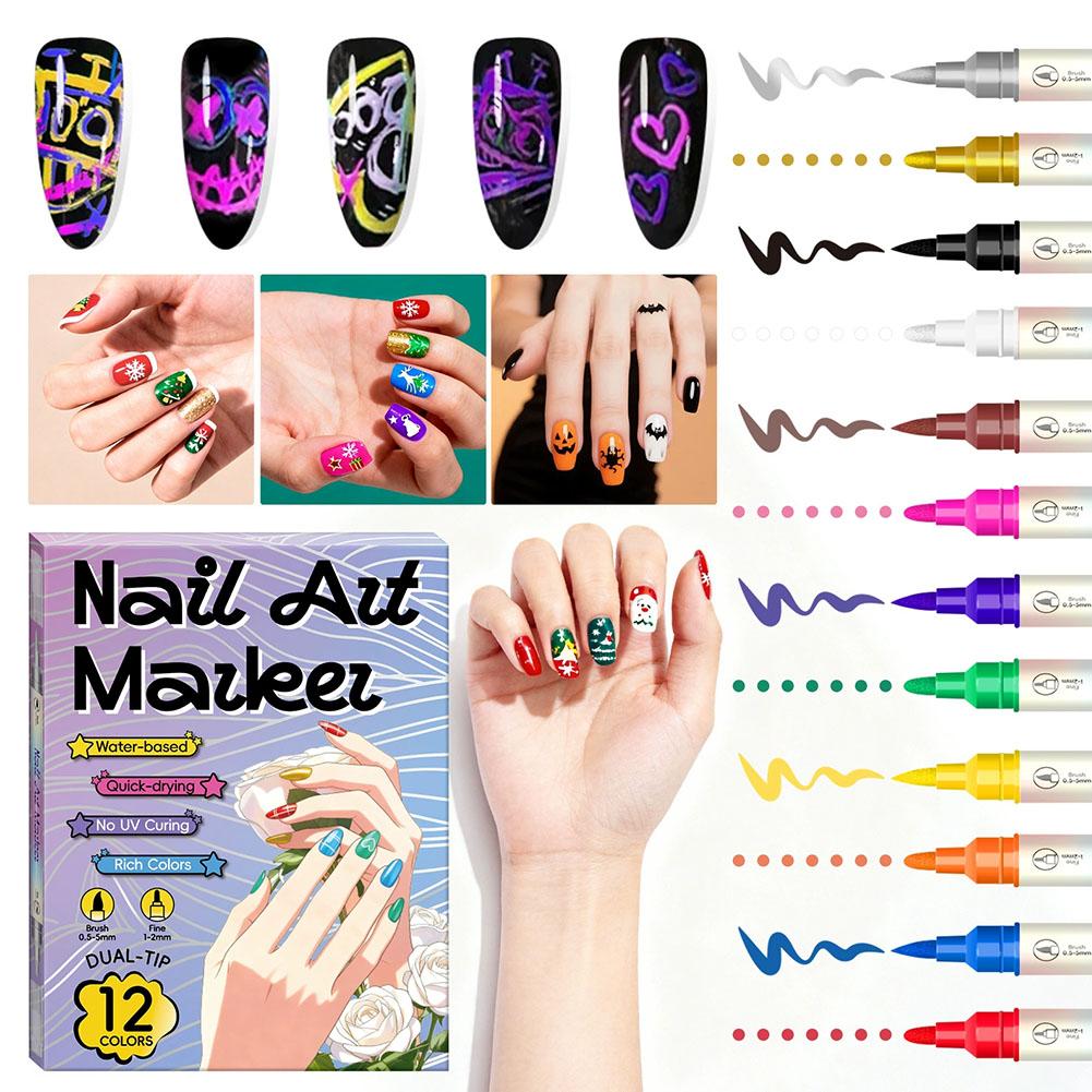 Copic Marker Sketch - 12/24 Farben Nail Art Stifte Acrylfarben