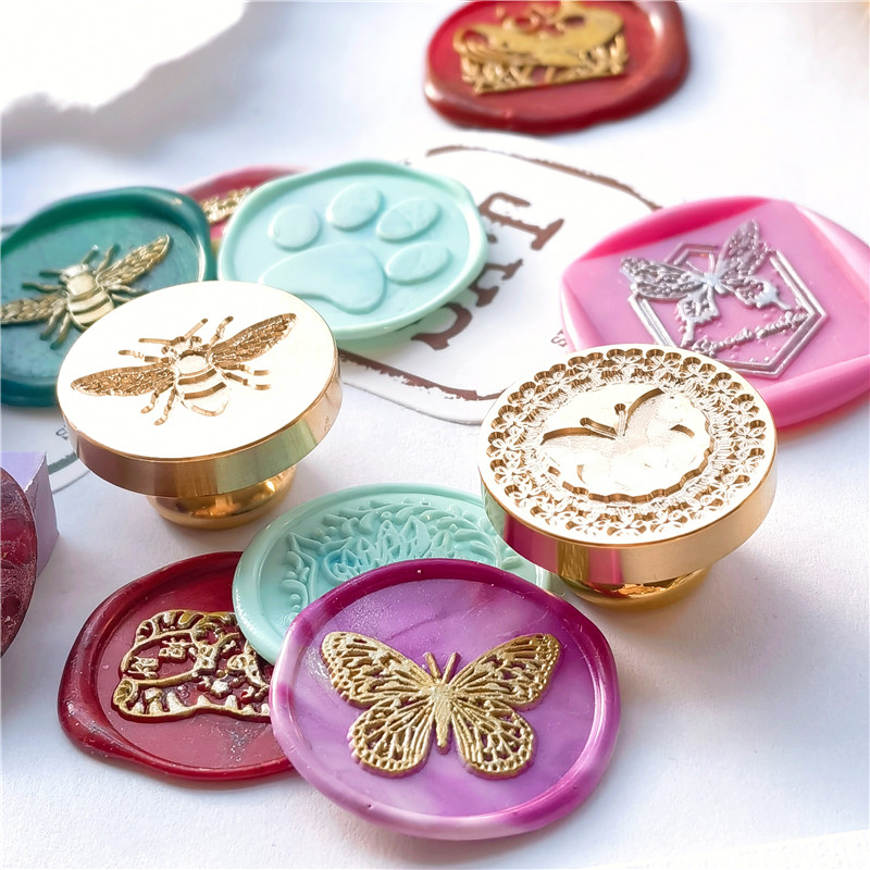 Wachssiegel-Stempelkopf mit Sc – Wax Seal Stamp Set Bewertung und Preis