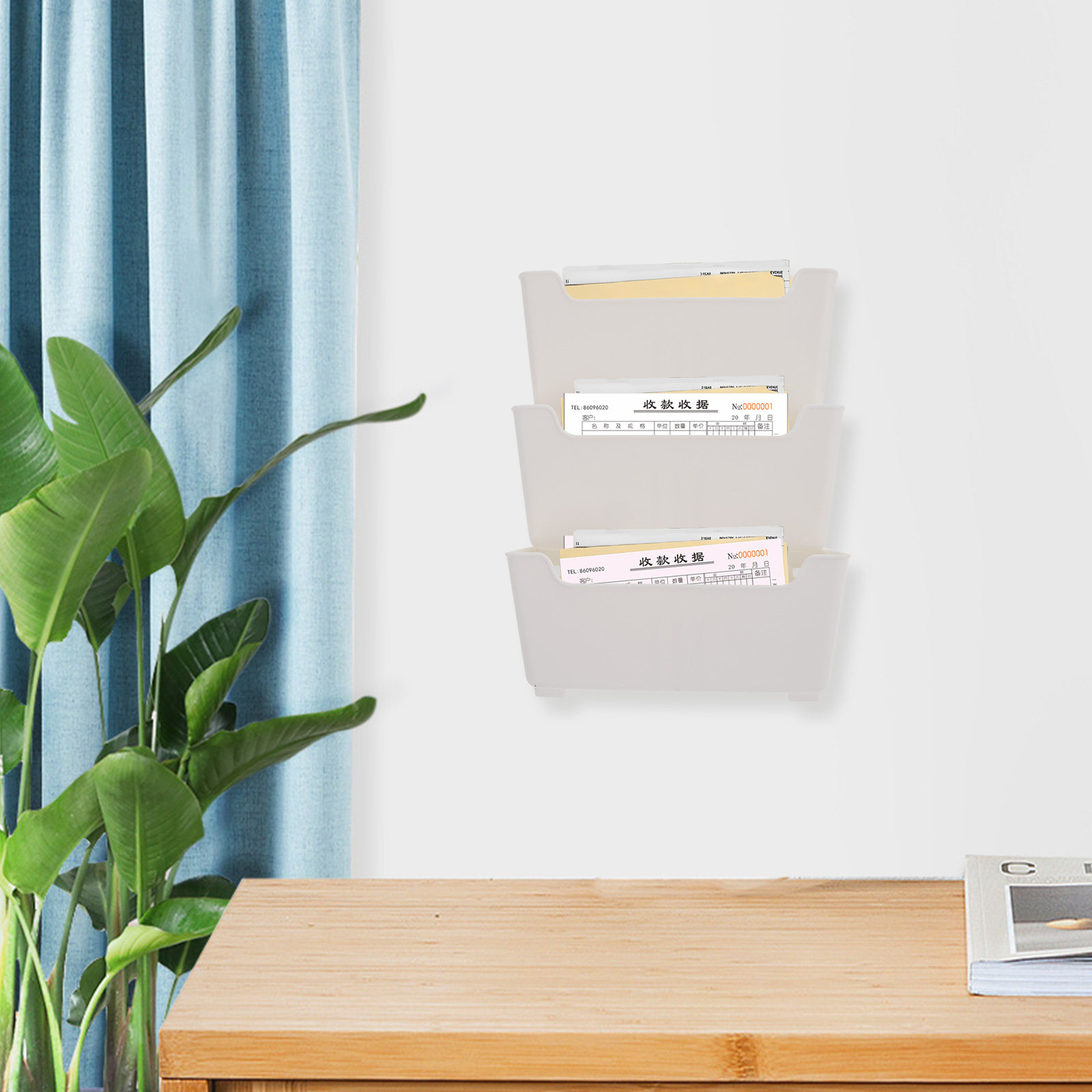 1 Set Wand-Aktenorganizer, tra – Magazine Holder Rack Bewertung und Preis