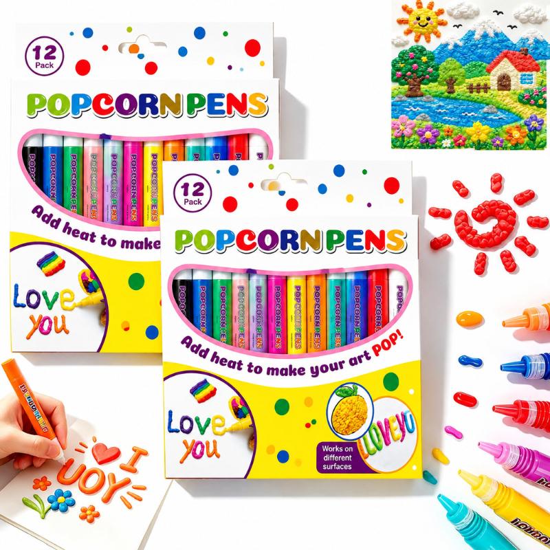 Neues Puffy Popcorn Stift-Set, – Copic Marker Sketch Bewertung und Preis