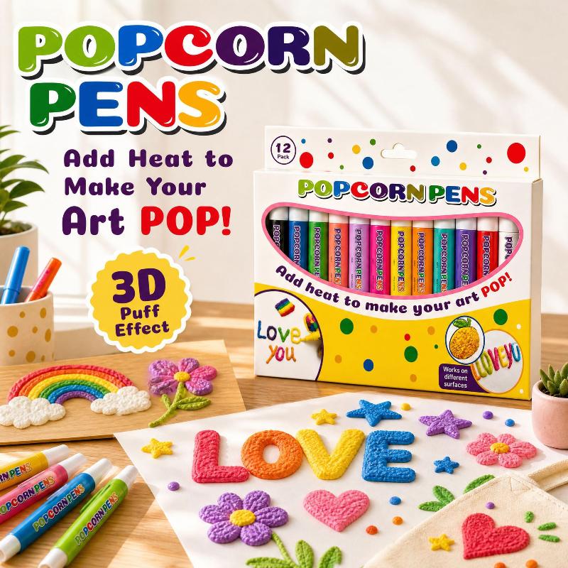Neues Puffy Popcorn Stift-Set, – Copic Marker Sketch Bewertung und Preis