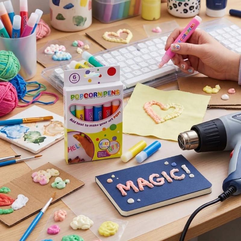 Neues Puffy Popcorn Stift-Set, – Copic Marker Sketch Bewertung und Preis